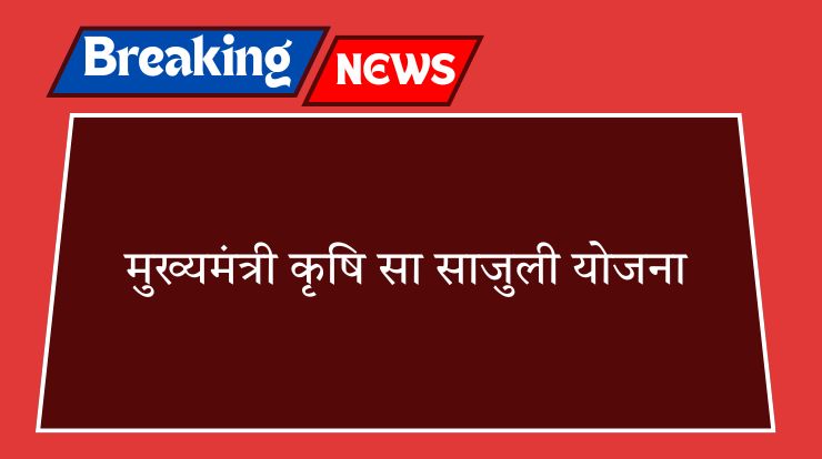 मुख्यमंत्री कृषि सा साजुली योजना